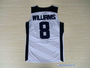 Maillot NBA Pas Cher USA 2012 Williams 8 Blanc