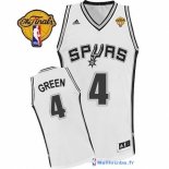 Maillot NBA Pas Cher Finales San Antonio Spurs 4 Vert Blanc