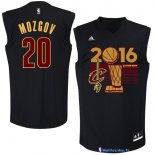 Maillot NBA Pas Cher Finales Cleveland Cavaliers Timofey Mozgov 20 Noir