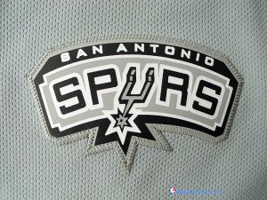 Maillot NBA Pas Cher San Antonio Spurs Manu Ginóbili 20 Gris