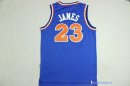 Maillot NBA Pas Cher Cleveland Cavaliers 2015/2016 LeBron James 23 Bleu