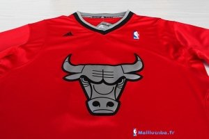 Maillot NBA Pas Cher Noël Rouge Chicago Bulls Rose 1