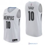 Maillot NBA Pas Cher Memphis Grizzlies Ivan Rabb 10 Nike Blanc Ville 2017/18