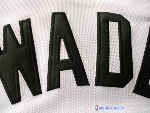 Maillot NBA Pas Cher Noël Miami Heat Wade 3 Blanc