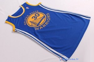 Maillot NBA Pas Cher Golden State Warriors Femme Stephen Curry 30 Bleu