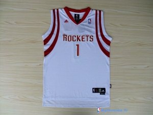 Maillot NBA Pas Cher Houston Rockets Tracy McGrady 1 Blanc