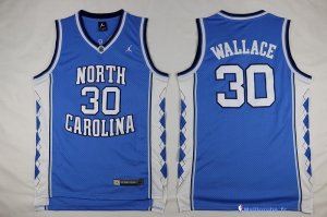 Maillot NCAA Pas Cher North Carolina Rasheed Wallace 30 Bleu