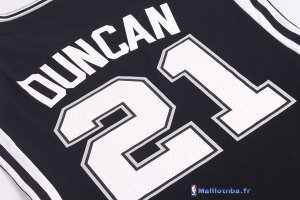 Maillot NBA Pas Cher San Antonio Spurs Femme Tim Duncan 21 Noir