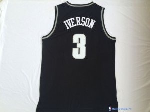 Maillot NCAA Pas Cher Fresno State Allen Iverson 3 Noir