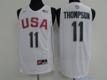 Maillot NBA Pas Cher USA 2016 Klay Thompson 11 Blanc