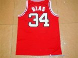 Maillot NCAA Pas Cher Maryland Leonard Kevin 34 Bias Rouge