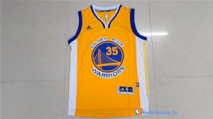 Maillot NBA Pas Cher Golden State Warriors Kevin Durant 35 Jaune