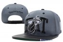 Bonnet NBA Miami Heat 2016 Noir Gris