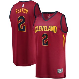 Cleveland Cavaliers Collin Sexton Fanatics Branded Wine Fast Break Replica Jersey - Icon Edition