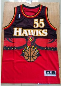 Maillot NBA Pas Cher Atlanta Hawks Dikembe Mutombo 55 Rouge