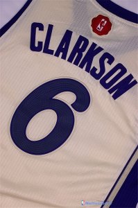 Maillot NBA Pas Cher Noël Los Angeles Lakers Clarkson 6 Blanc