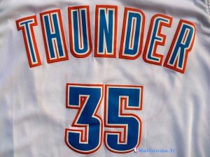 Maillot NBA Pas Cher Oklahoma City Thunder Blanc Kevin Durant 35