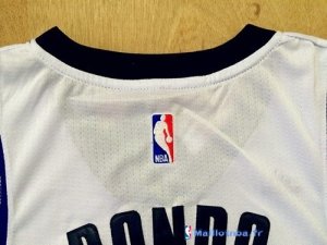 Maillot NBA Pas Cher Sacramento Kings Rajon Rondo 9 Blanc