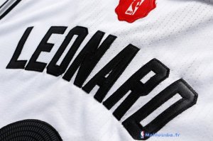 Maillot NBA Pas Cher Noël San Antonio Spurs Leonard 2 Blanc