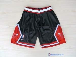 Pantalon NBA Pas Cher Chicago Bulls Adidas Noir