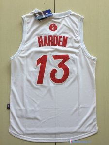 Maillot NBA Pas Cher Noël Houston Rockets James Harden 13 Blanc