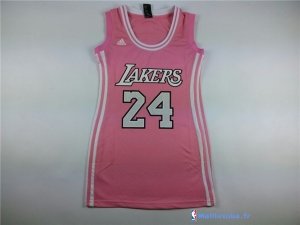 Maillot NBA Pas Cher Los Angeles Lakers Femme Kobe Bryant 24 Rose