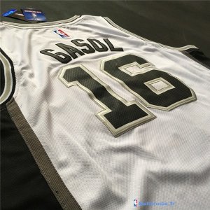 Maillot NBA Pas Cher San Antonio Spurs Pau Gasol 16 Blanc