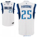 Maillot NBA Pas Cher Dallas Mavericks Chandler Parsons 25 Blanc