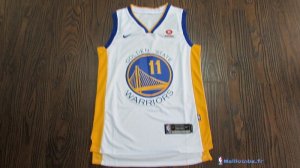 Maillot NBA Pas Cher Golden State Warriors Klay Thompson 11 Blanc 2017/18