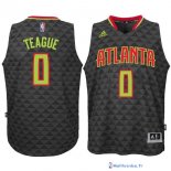 Maillot NBA Pas Cher Atlanta Hawks Jeff Teague 0 Noir