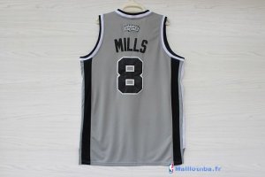 Maillot NBA Pas Cher San Antonio Spurs Patty Mills 8 Gris