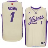 Maillot NBA Pas Cher Noël Los Angeles Lakers Russell 1 Blanc