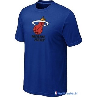T-Shirt NBA Pas Cher Miami Heat Bleu Profond