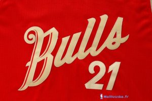 Maillot NBA Pas Cher Noël Chicago Bulls Butler 21 Rouge