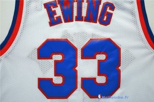 Maillot NBA Pas Cher New York Knicks Patrick Ewing 33 Blanc