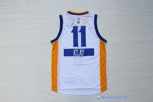 Maillot NBA Pas Cher Noël Golden State Klay 11 Blanc