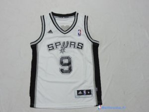 Maillot NBA Pas Cher San Antonio Spurs Junior Tony Parker 9 Blanc