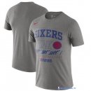 Maillot NBA Pas Cher Philadelphia Sixers Nike Gris