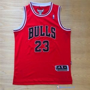 Maillot NBA Pas Cher Chicago Bulls Michael Jordan 23 Rouge Noir