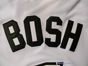 Maillot NBA Pas Cher Noël Miami Heat Bosh 1 Blanc