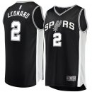 San Antonio Spurs Kawhi Leonard Fanatics Branded Black Fast Break Replica Jersey - Icon Edition