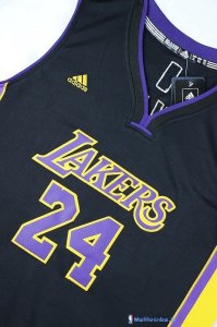 Maillot NBA Pas Cher Los Angeles Lakers Junior Kobe Bryant 24 Noir