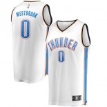 Oklahoma City Thunder Russell Westbrook Fanatics Branded White Fast Break Replica Jersey - Association Edition