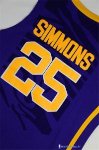 Maillot NCAA Pas Cher LSU Bobby Simmons 25 Pourpre