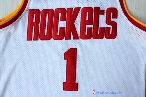 Maillot NBA Pas Cher Houston Rockets Tracy McGrady 1 Retro Blanc