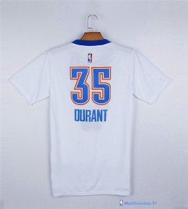 Maillot NBA Pas Cher Oklahoma City Thunder Kevin Durant 35 Blanc