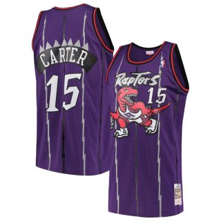 Toronto Raptors Vince Carter Mitchell & Ness Purple Hardwood Classics Swingman Jersey