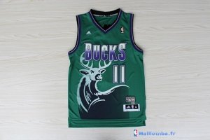 Maillot NBA Pas Cher Milwaukee Bucks Monta Ellis 11 Vert