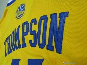 Maillot NBA Pas Cher Golden State Warriors Klay Thompson 11 Jaune MC