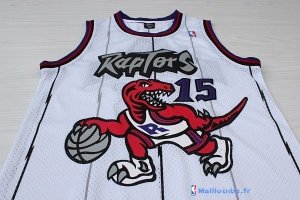 Maillot NBA Pas Cher Toronto Raptors Vince Carter 15 Retro Blanc